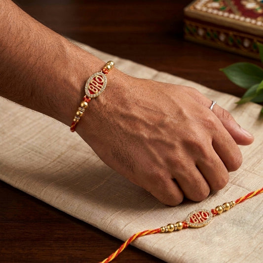 Sparkling Rakhi Set