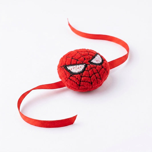 Spider Hero Plush Kids Rakhi Set