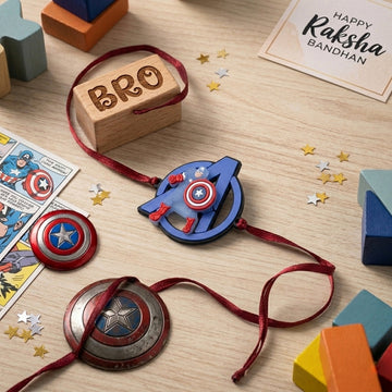 Superhero Inspired Designer Rakhi Set