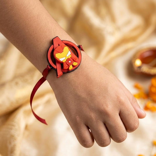 Iron Hero Avengers Kids Rakhi Set