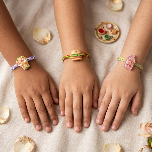 Kawaii Snack Time Rakhi Trio Set