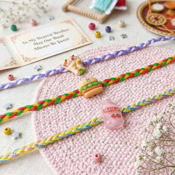 Kawaii Snack Time Rakhi Trio Set