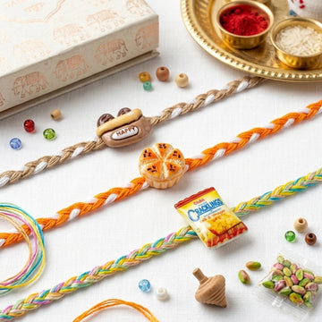 Kawaii Snack Lovers Rakhi Trio Set