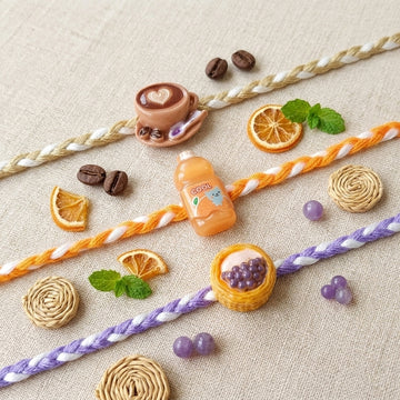Kawaii Cafe Treats Rakhi Trio Set