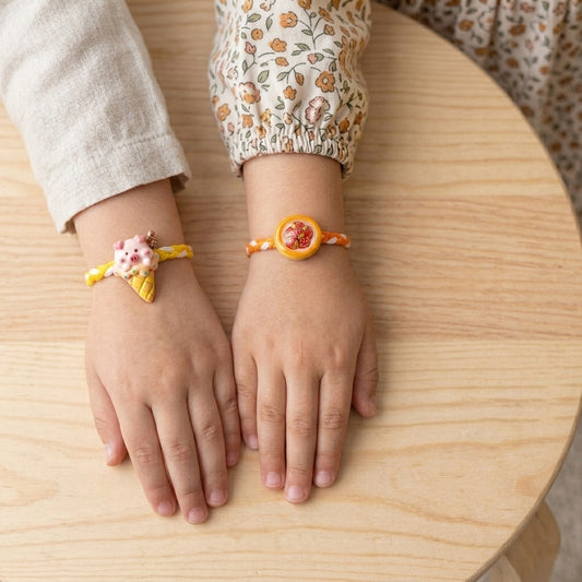 Kawaii Dessert & Strawberry Rakhi Set