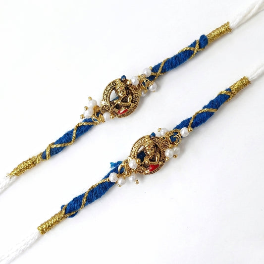 Ahoora Peacock Motif Rakhi