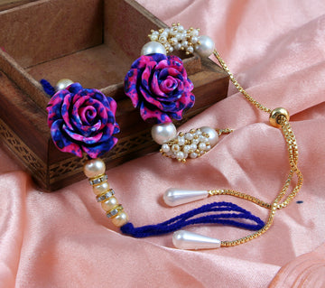 Bhaiya-Bhabhi Rose Rakhi Combo – Free Roli Chawal