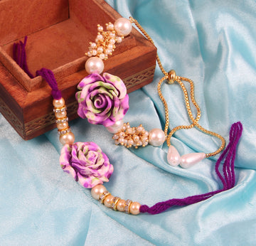 Bhaiya-Bhabhi Rose Rakhi Combo – Free Roli Chawal