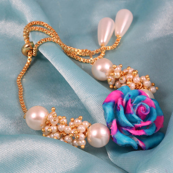 Bhaiya-Bhabhi Rose Rakhi Combo – Free Roli Chawal