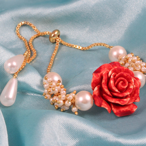 Bhaiya-Bhabhi Rose Rakhi Combo – Free Roli Chawal