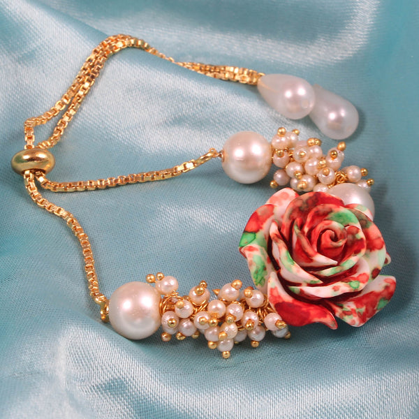 Bhaiya-Bhabhi Rose Rakhi Combo – Free Roli Chawal