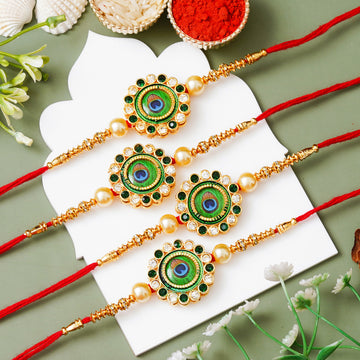 Rakhi Set with Free Kumkum & Chawal