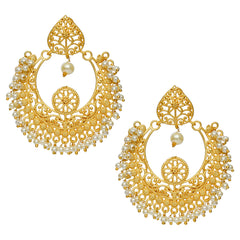 Traditional Beautiful Party Pearl Earrings For Women and Girls