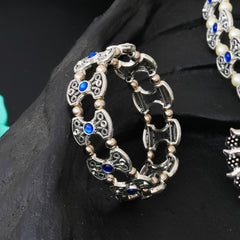 Brass Silver Jewel Set
