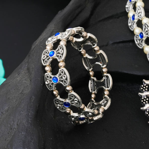 Brass Silver Jewel Set