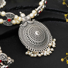 Brass Silver Jewel Set