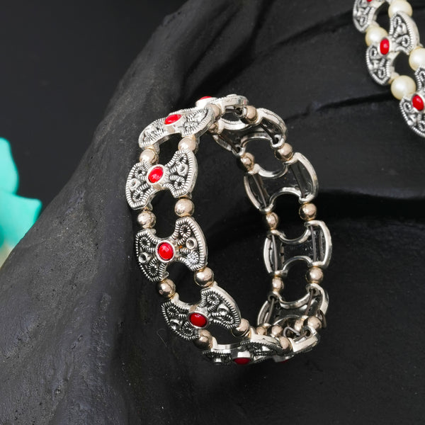 Brass Silver Jewel Set