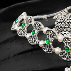 Brass Silver Jewel Set