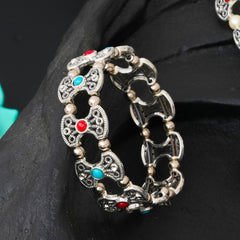 Brass Silver Jewel Set