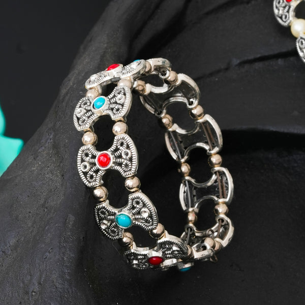 Brass Silver Jewel Set