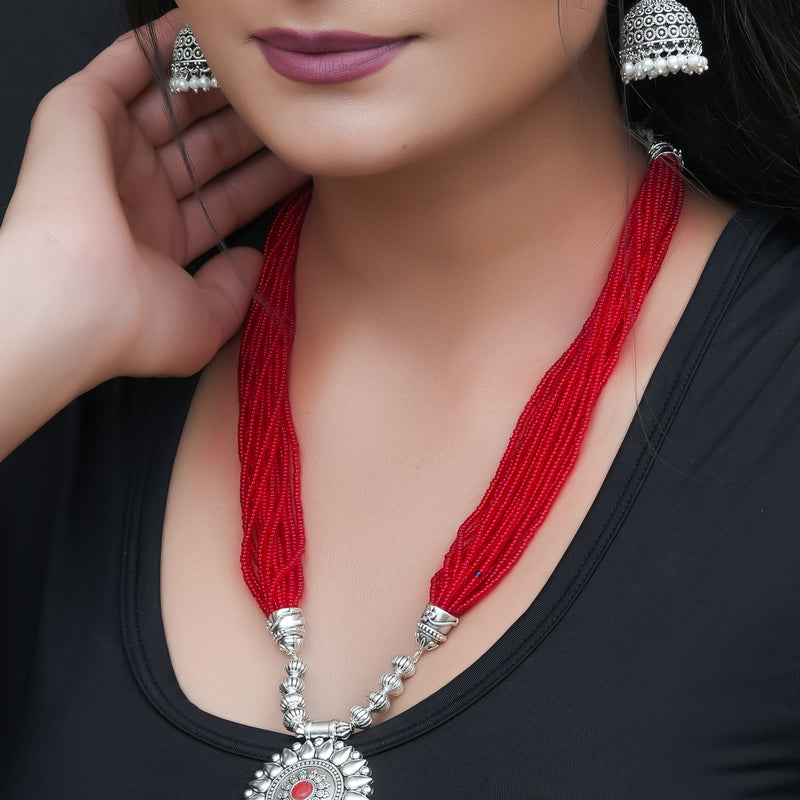 Brass Silver Jewel Set