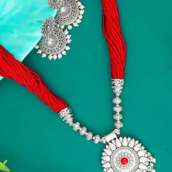 Brass Silver Jewel Set