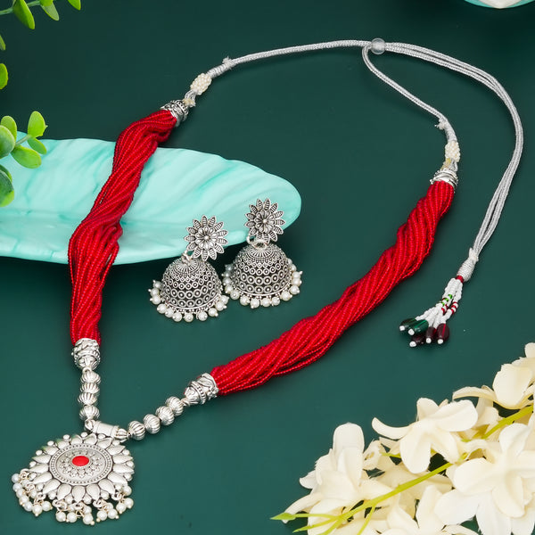 Brass Silver Jewel Set