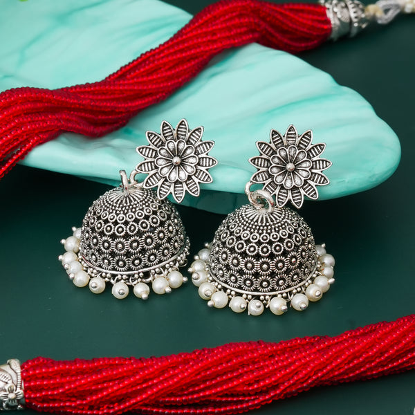 Brass Silver Jewel Set