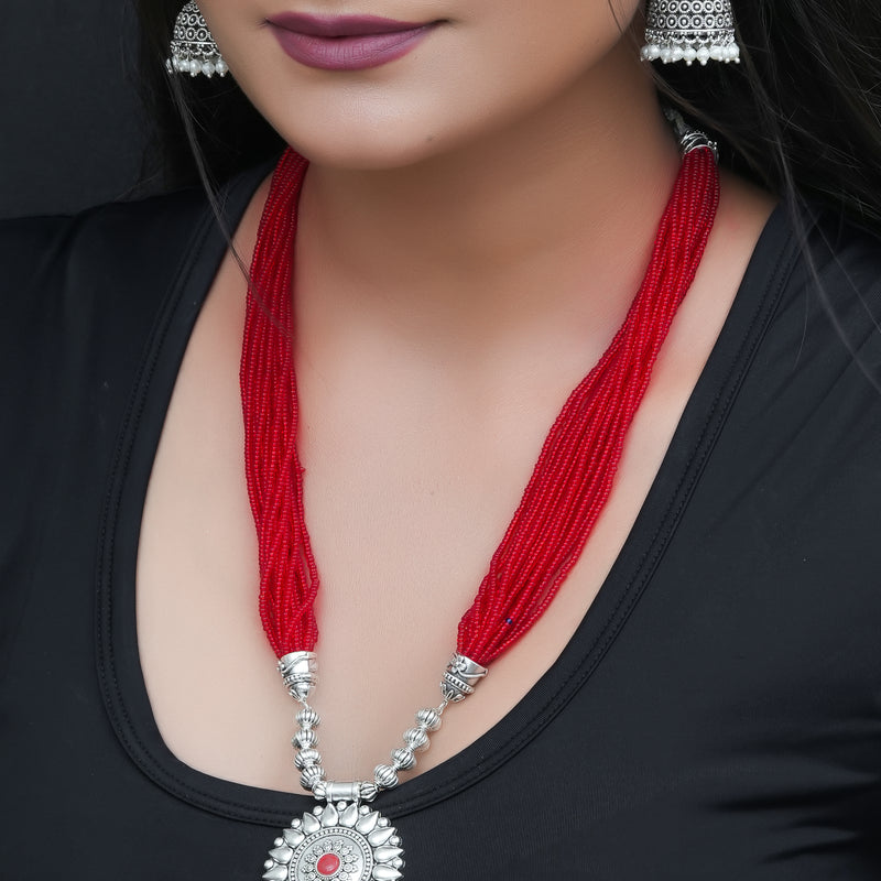 Brass Silver Jewel Set
