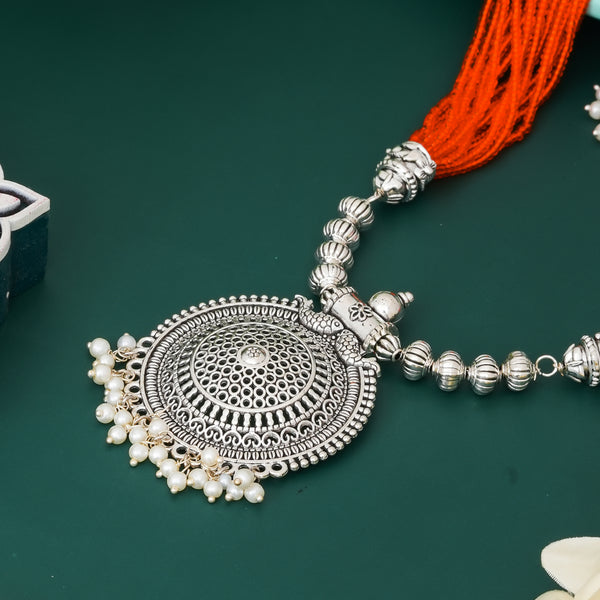 Brass Silver Jewel Set