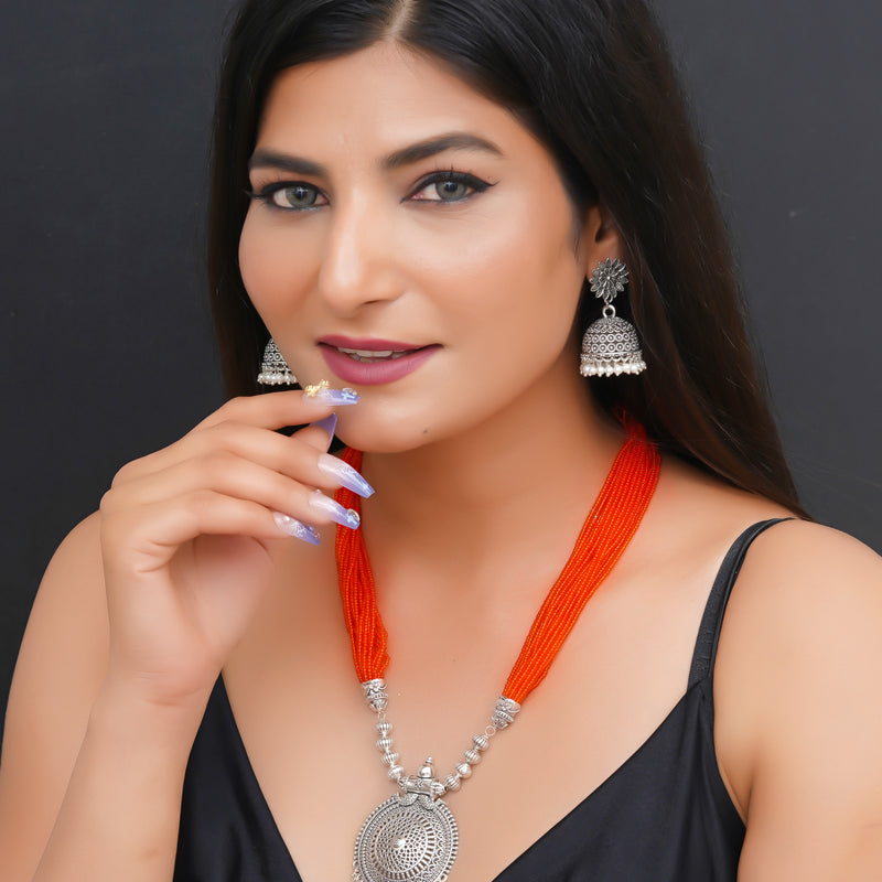 Brass Silver Jewel Set