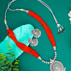 Brass Silver Jewel Set