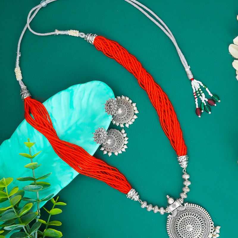 Brass Silver Jewel Set