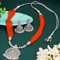 Brass Silver Jewel Set