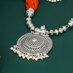 Brass Silver Jewel Set