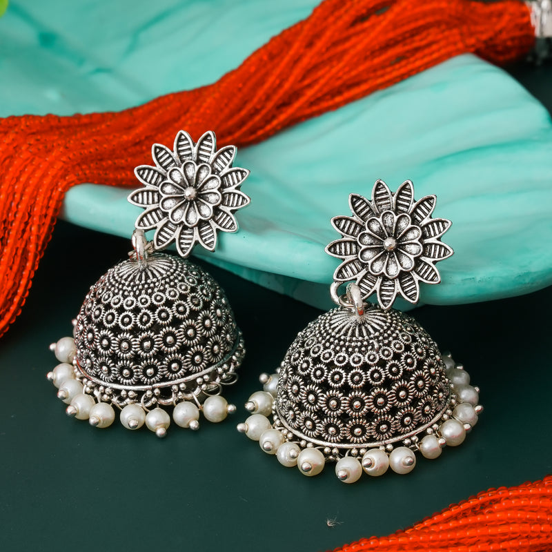 Brass Silver Jewel Set