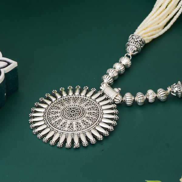 Brass Silver Jewel Set