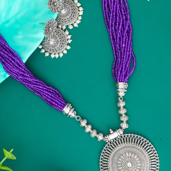 Brass Silver Jewel Set