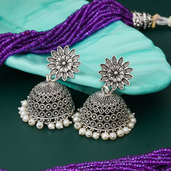Brass Silver Jewel Set