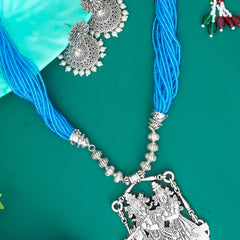 Brass Silver Jewel Set