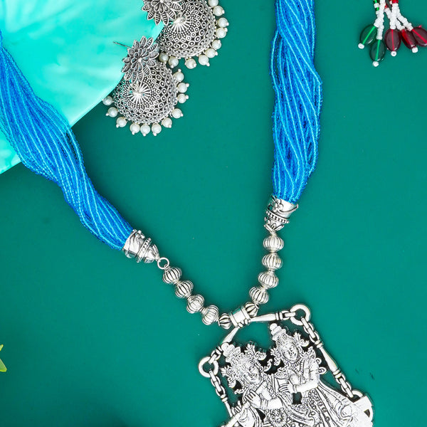 Brass Silver Jewel Set