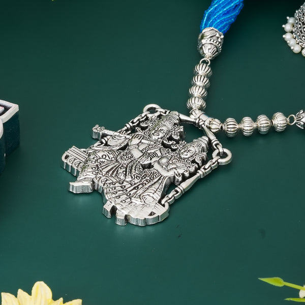 Brass Silver Jewel Set
