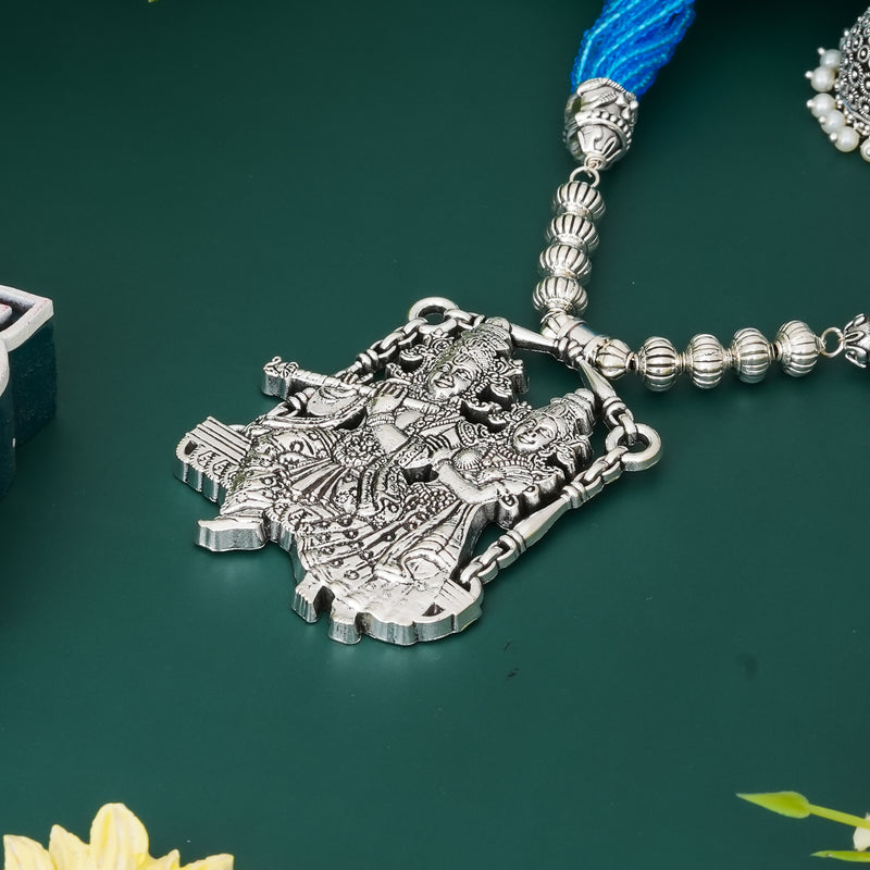 Brass Silver Jewel Set