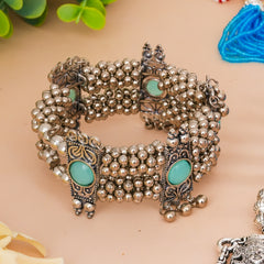 Brass Silver Jewel Set