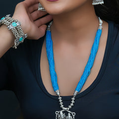 Brass Silver Jewel Set