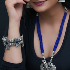 Brass Silver Jewel Set