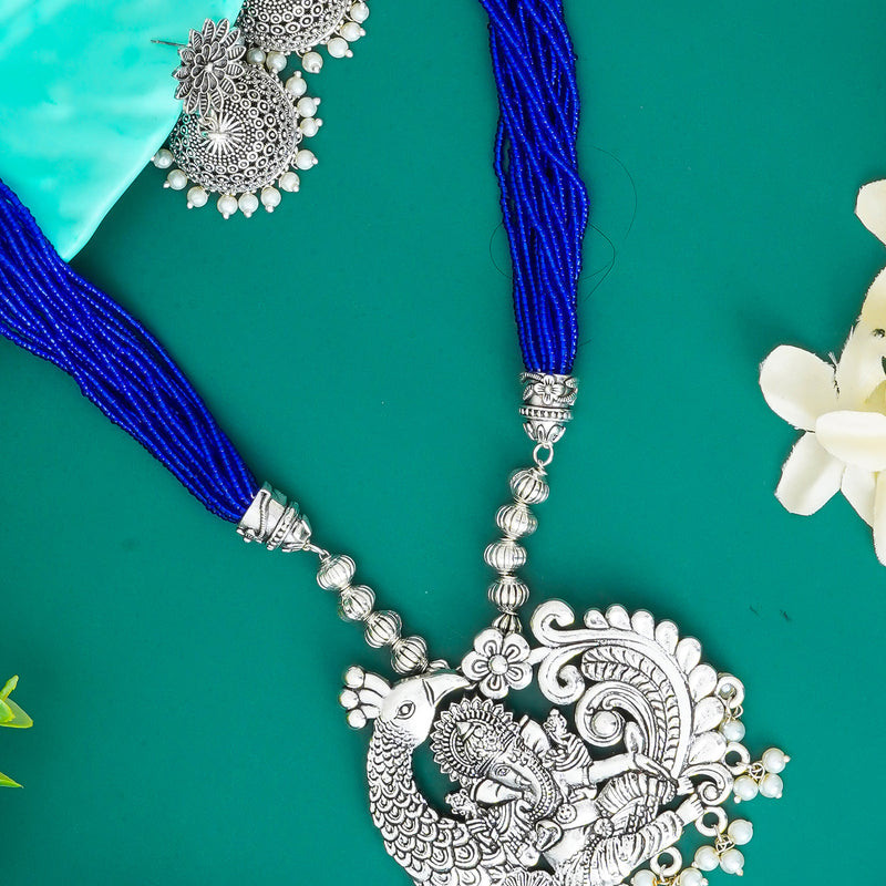 Brass Silver Jewel Set