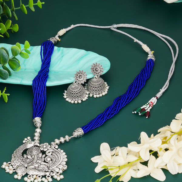 Brass Silver Jewel Set