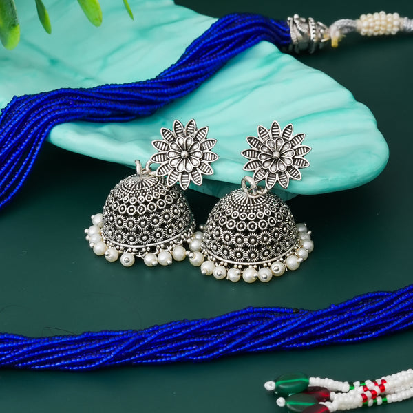 Brass Silver Jewel Set
