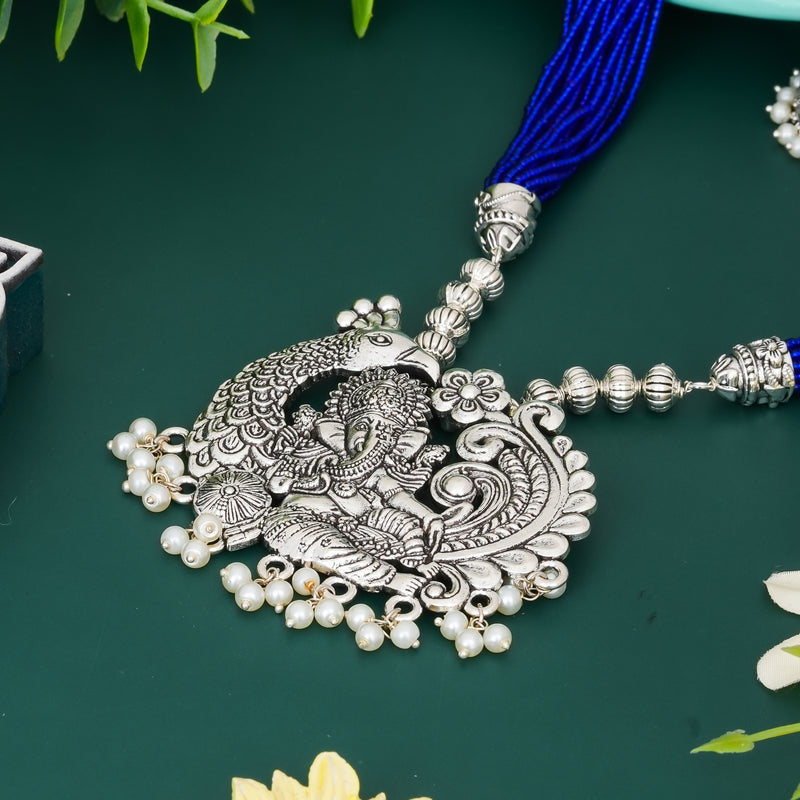 Brass Silver Jewel Set